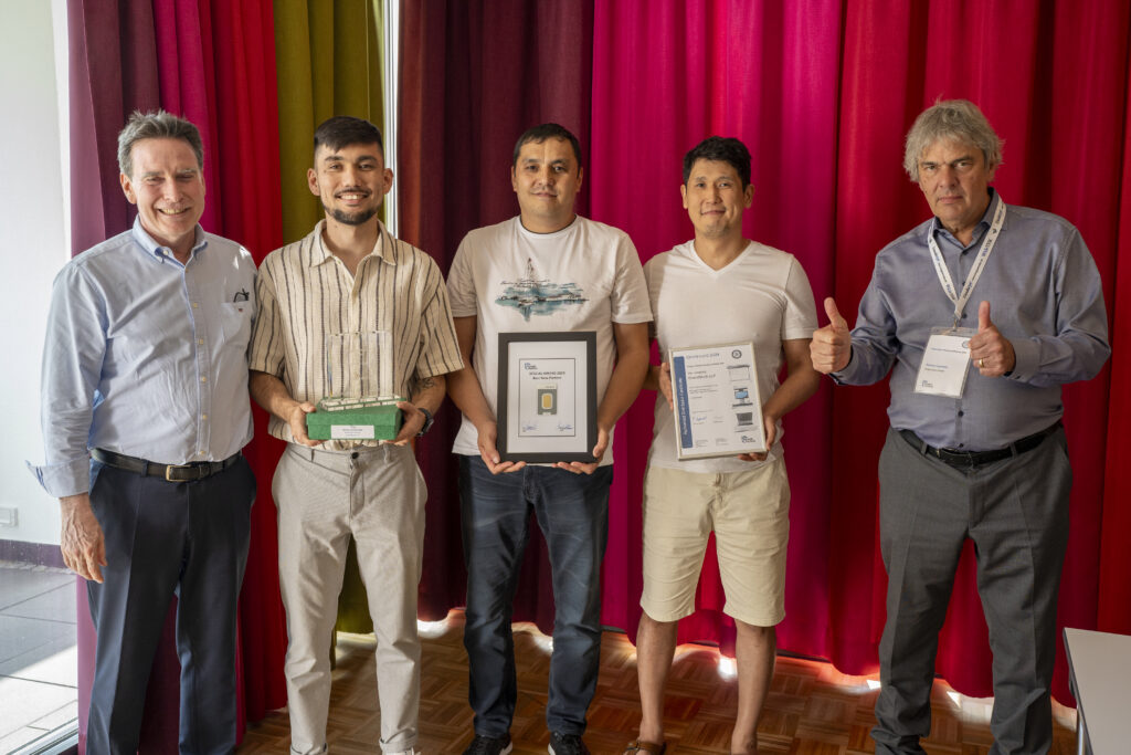 Best New Partner - Grandstock LLP (KZ) - from left to right: Rüdiger Klepsch, Kalykov Daniyar, Orazalin Yershat, Bitenov Maxat, Thomas Ingendoh